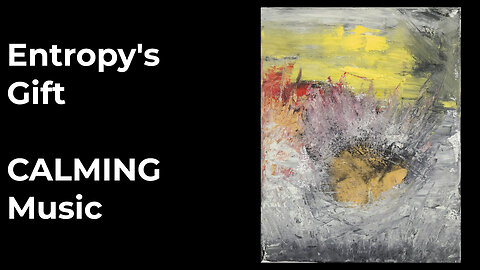 Relax with Abstract Art | Oil & Cold Wax Painting + Calming Music