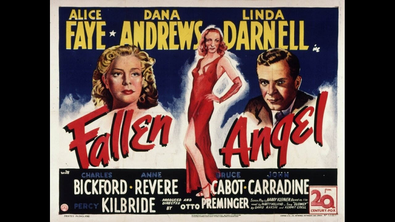 Fallen Angel 1945 colorized (Dana Andrews, Alice Faye, Linda Darnell)