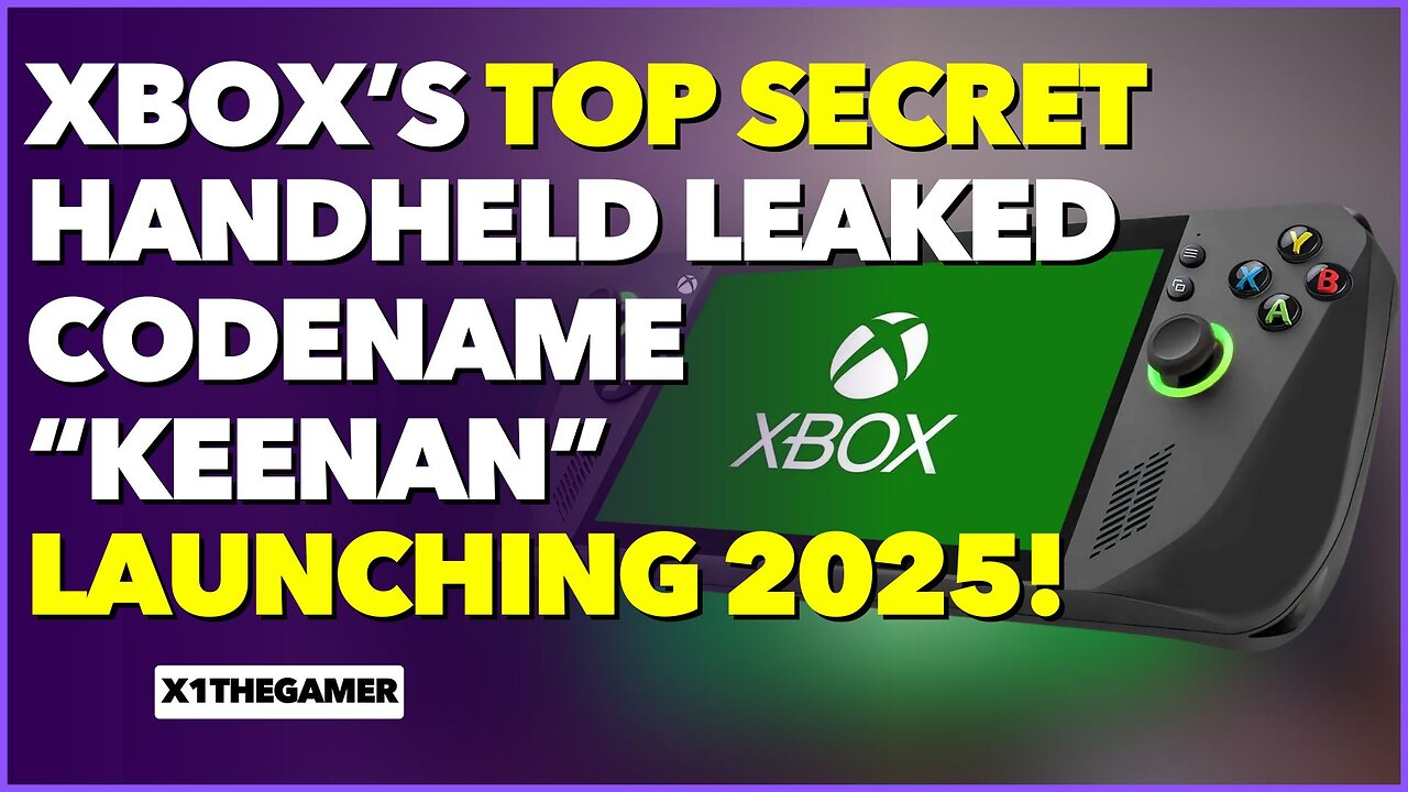 LEAKED: Xbox Handheld Console Launching 2025 & Next-Gen Xbox PC Hybrid - Huge Xbox Hardware Update!