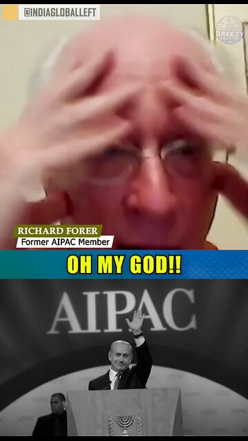 Former AIPAC member explaining how he felt after finding out the truth about Israel.