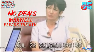 The Epstein Files Have Complicated Maxwell’s Plans on Red Pill News Live