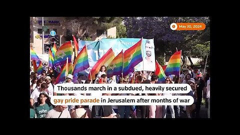 In mezzo alla guerra,la parata dell'orgoglio LGBTQ di Gerusalemme 2024 DOCUMENTARIO