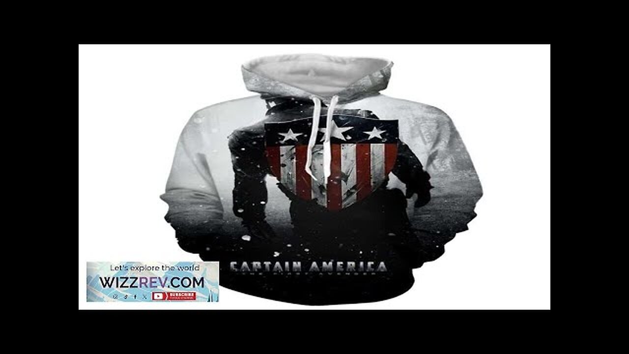 Captain America Leaving The Victorious Battle White Hoodie Review