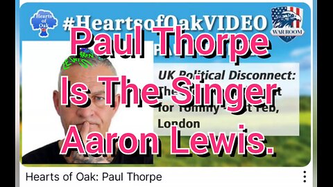 Paul Thorpe Is The Singer Aaron Lewis