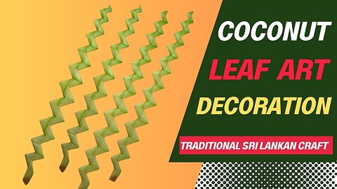 Stunning Coconut Leaf Art Decor Gokkola Artගොක්කොළ කලාව 🌿✨ DIY Sri Lankan Home Décor Ideas
