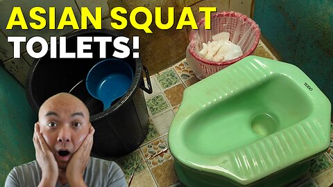 Asian SQUAT TOILETS! Not for New Travelers?!😱