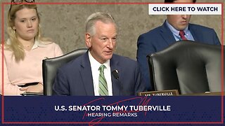 Senator Tuberville Speaks at SVAC Hearing on the Effectiveness of the Current VA Disability System