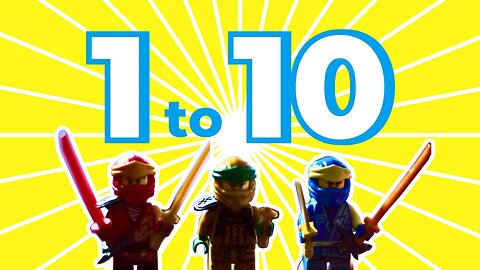 Minifigures Count Numbers 1-10 | Kindergarten Math