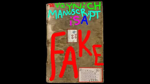 The Voynich Manuscript Is A Fake