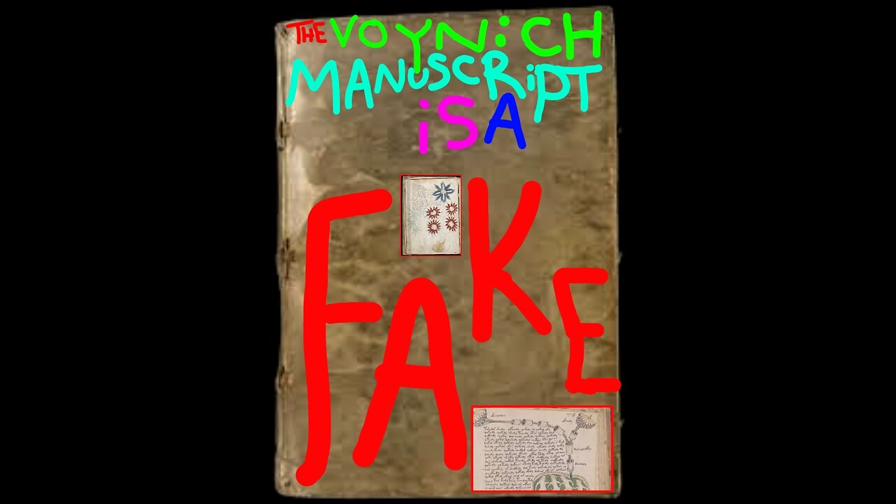 The Voynich Manuscript Is A Fake