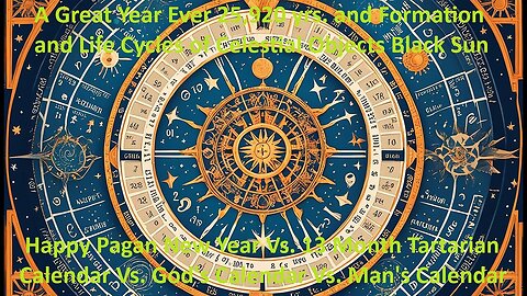 Happy Pagan New Year Vs. 13 Month Tartarian Calendar Vs. God's Calendar Vs. Man's Calendar