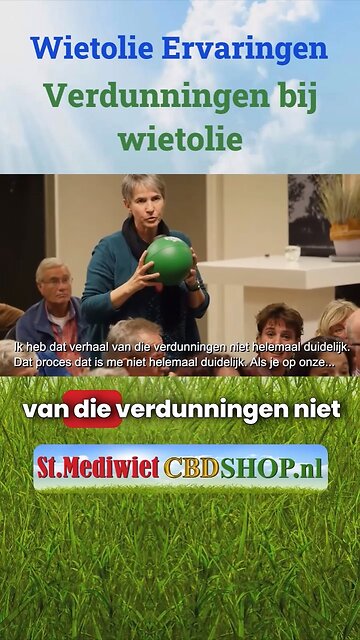 Verdunningen bij wietolie