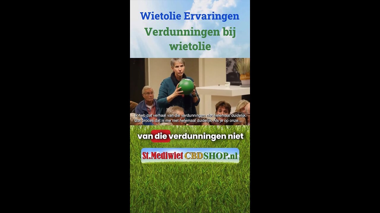 Verdunningen bij wietolie