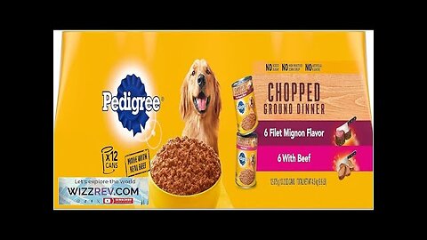 PEDIGREE CHOPPED GROUND DINNER Adult Canned Soft Wet Dog Food Variety Pack Review