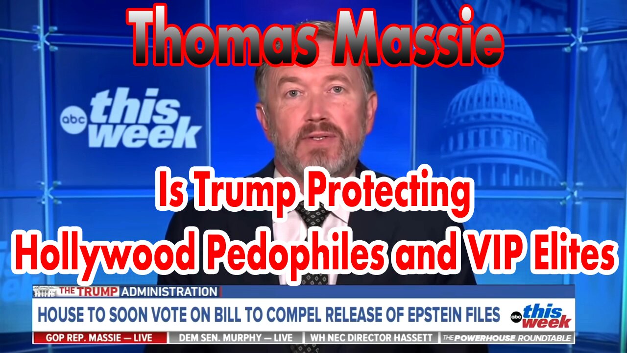 Rep Thomas Massie On The Epstein Files and Trumps Refusal To Release Them