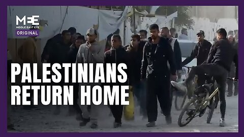 ‘Smiles have returned to our faces’: Palestinians in Gaza return home after forced displacement