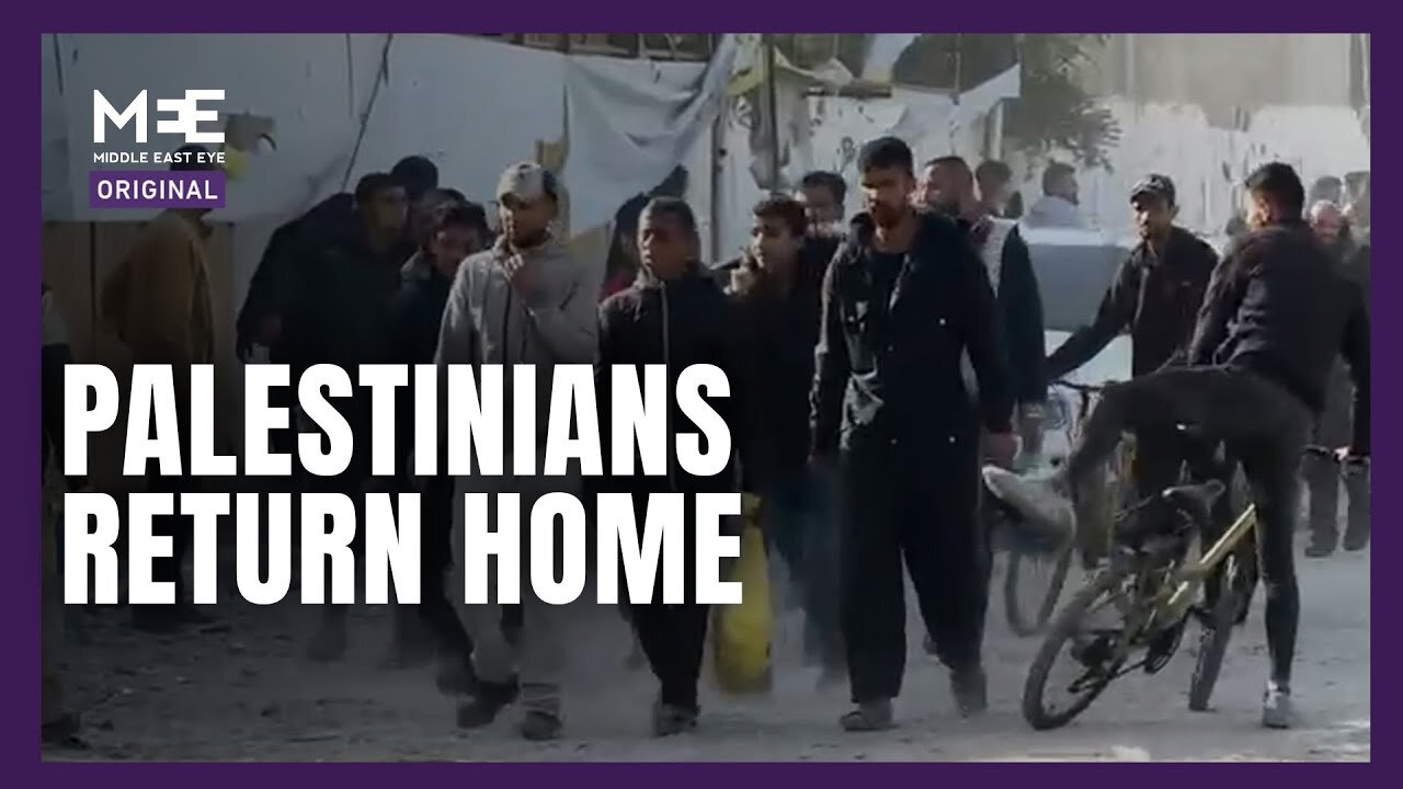 ‘Smiles have returned to our faces’: Palestinians in Gaza return home after forced displacement