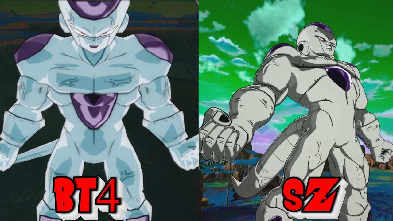 Frieza(Z) Dragon Ball Sparking Zero VS Budokai Tenkaichi 4