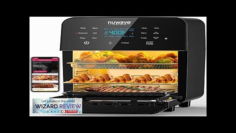 Nuwave Brio 15.5Qt Air Fryer Rotisserie Oven X-Large Family Size Powerful 1800W Review