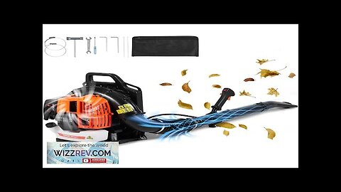 VEVOR Backpack Leaf Blower 62CC 2-Cycle Gas Leaf Blower 1110CFM Air Volume Review