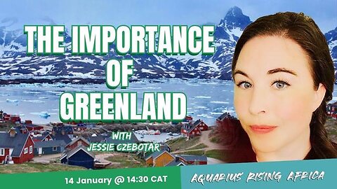 Connecting with Jessie Czebotar (227) - The Importance of Greenland (January 2026)