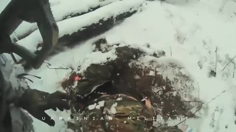 Russian Soldiers Surrender After Ukrainians Wake The Up with Grenades
