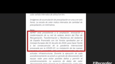 AEMET publica sobre RADARES y parar transmision de COVID