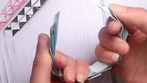 DIY Craft School hacks Origami craft paper gift idea #shorts