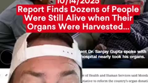 Report Finds Dozens of People Were Still Alive when Their Organs Were Harvested
