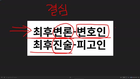 윤석열을 위하여 창조된 법률용어 최후변론!!!