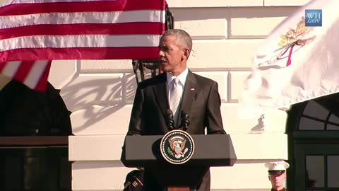 The President Welcomes the Pope to the White House