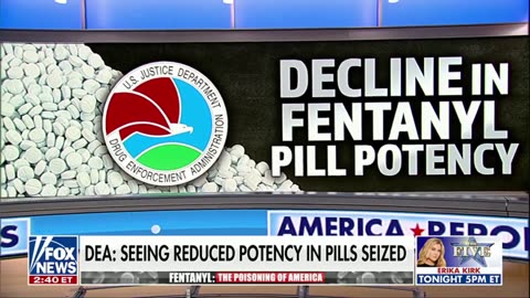 DEA reports fentanyl pill deaths are dropping fast under President Trump.