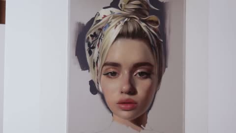 OIL PAINTING TIME-LAPSE __ “Blossom”