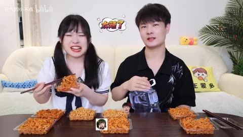 “Challenge: The Witch’s Potion — Spicy Fire Noodles Edition That’ll Make You Breathe Flames!”