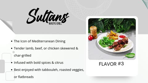 3 Mediterranean Flavors You Can’t Miss in Las Vegas | Greek Food Summerlin @ Sultan's Wagyu Grill
