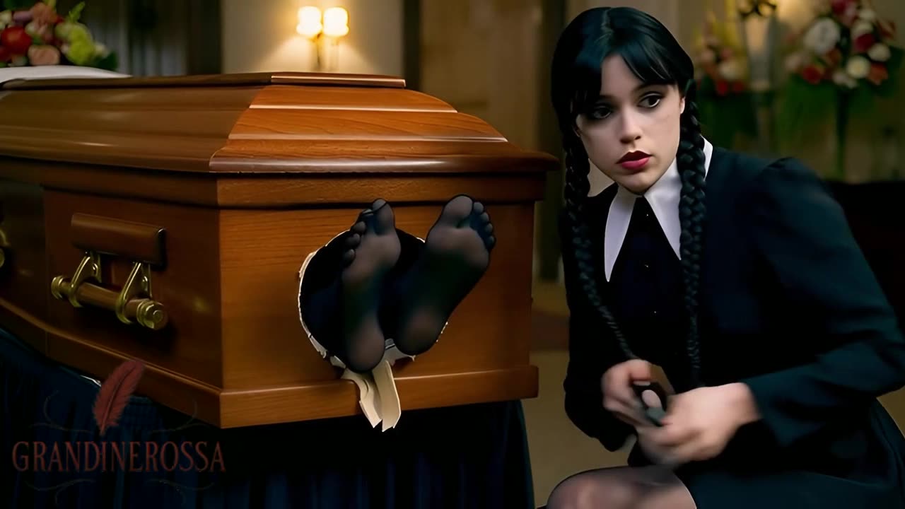 Wednesday Addams- A ticklish goodbye