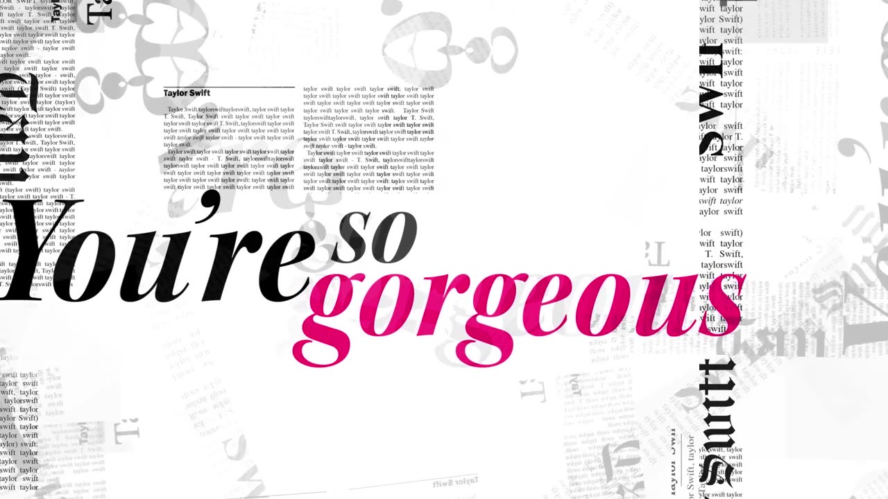 Taylor Swift - Gorgeous (Lyric Video)