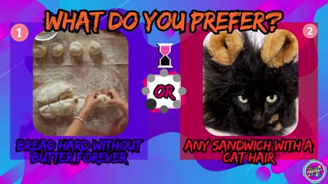 What do you prefer? Any sandwich with a cat hair?