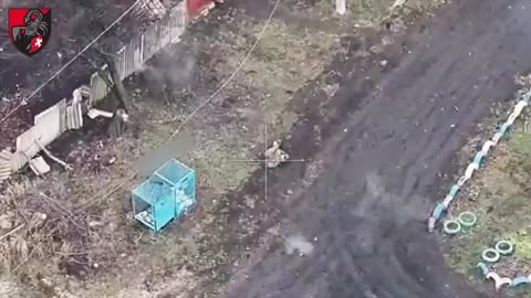 Russian Soldier Accidentally Approches Ukrainian-Controlled Compound