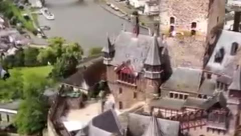 Cochem Castle From Above 🏰✨