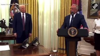 RFK Jr. Praises President Trump After Being Sworn in as HHS Secretary