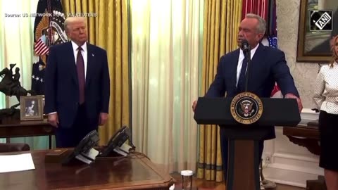 RFK Jr. Praises President Trump After Being Sworn in as HHS Secretary