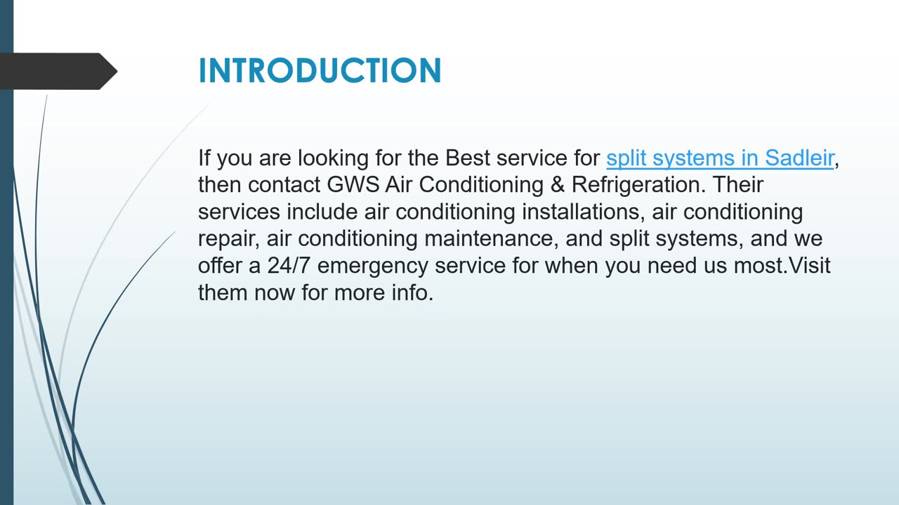 Best service for split systems in Sadleir