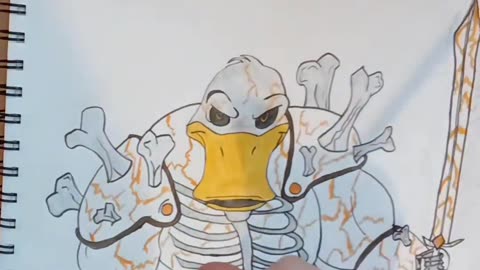 Bone Quacks Halloween Drawing Tutorial