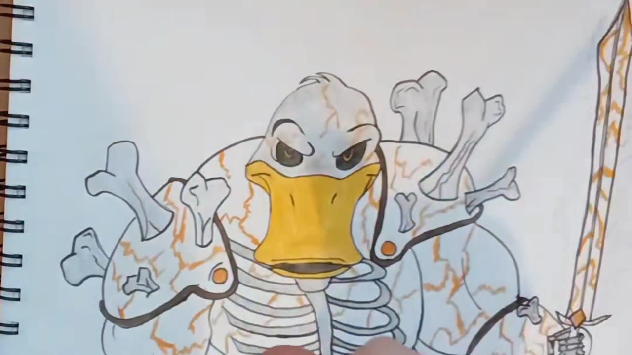 Bone Quacks Halloween Drawing Tutorial