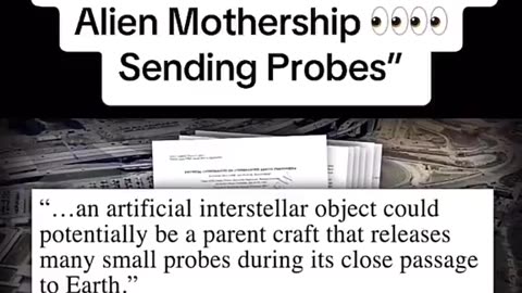 Pentagon warning of a mother ship that might release small probes?!