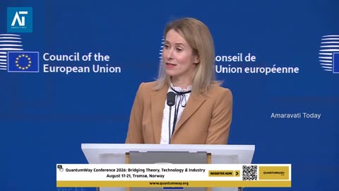 Kaja Kallas Urges Multi-Year EU Military Support for Ukraine | Brussels | 2 | Amaravati Today