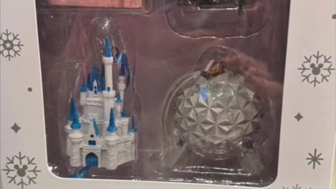 Walt Disney World Four Park Icon Ornament Set #shorts