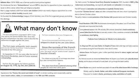 1940 Der Sturmer - Marat a jew ; French King's son murdered by a jew ; term anti-semitism