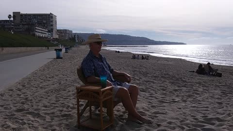 The Beach Captain in Time-Lapse. Redondo Beach, California. TL 046